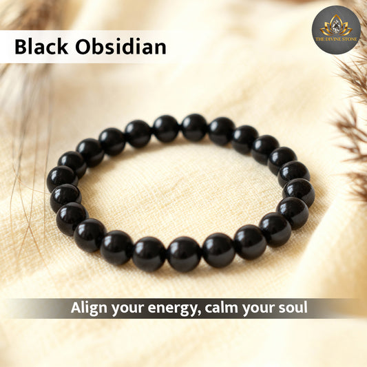 Black Obsidian Bracelet