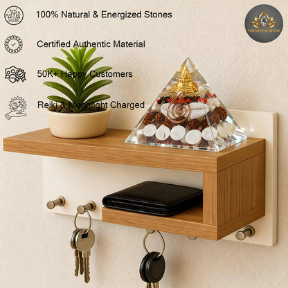 Gomti Chakra & Rudraksha Pyramid